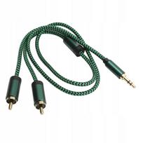 Aux laido adapteris 3,5 mm, Y tipo HiFi skirstytuvas