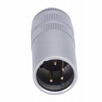 4-pin XLR jungtis, metalinė, XLR male į 3,5 mm subalansuotą, W3