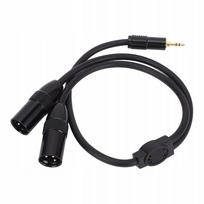 XLR Male į 1/8" TRS stereo y kabelis T7