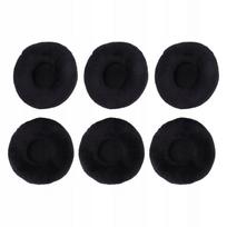 Aksominės ausinių pagalvėlės, 60mm, 6 vnt., 7V