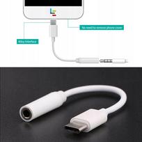 Mobiliojo telefono priedas USB-C į 3,5 mm garso kabelio adapteris