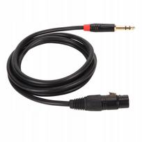 2 m XLR į 1/4 colio TRS VD mikrofono kabelis