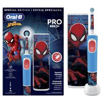 Vaikiškas elektrinis dantų šepetėlis Oral-B Pro Kids Spiderman Gentle Mode