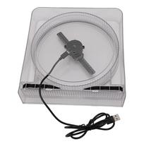 3D hologramų ventiliatorius 128 LED ABS PC Designo