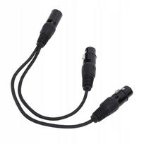 XLR vyras į dvigubą SECLETAL laidą KLAMA 3 pin Balanced D6