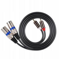 Audio adapterio laidas vyrams RCA į XLR, 1,5 m, DW