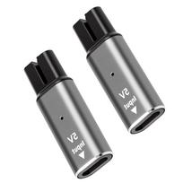 USB-C įkroviklis Philips OneBlade Multigroom adapteris 5V, 2 vnt, juodas