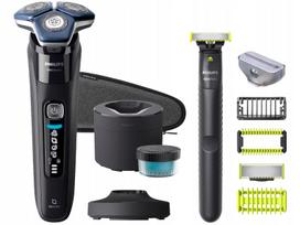 Barzdaskutė Philips Series 7000 su Philips OneBlade, priedais ir dėklu