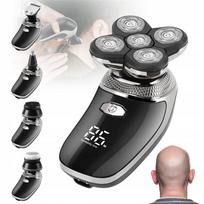 Vyrų 5in1 barzdos trimeris, rotacinis skustuvas, USB
