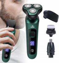 Vyriškas skutimosi, barzdos ir nosies trimeris 3in1, Wet&Dry, USB