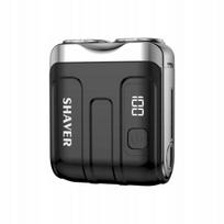 Vyriškas mini dvigubų ašmenų skustuvas USB-C, greitas įkrovimas, nešiojamas, lengvas