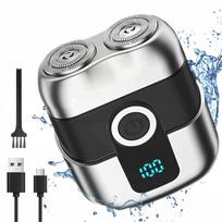 Elektrinė barzdos skustuvas mini IP6 su LED ekranu