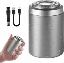 Nešiojamas mini kišeninis elektrinis skustuvas vyrams su USB ir dantų šepetėliu
