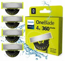 Skutimosi peiliukai Philips OneBlade 360, 4 vnt.