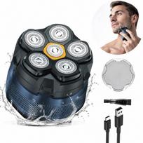 Vyriškas elektrinis barzdos skustuvas, 6 ašmenų, 6D, IPX7, USB-C