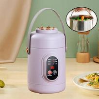 Ryžių viryklė 800 ml, nešiojama, daugiafunkcė, violetinė