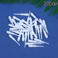 36/50/100Pcs Short Soft Safety Plastic Dart Tips Stubby Points Wear-Resistant Durable Shafts Flights Darts Outdoor Sports 36Pcs balta