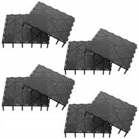 Akvariumo PVC juodas filtras, 20 vnt.