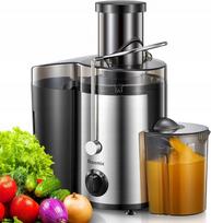 Sulčiaspaudė Reemix KS-500H sidabrinė/pilka 800 W didelis BPA-free piltuvas