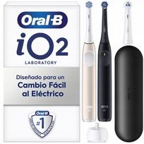 Elektrinis dantų šepetėlis Oral-B iO Series 2 Duo juodas/rožinis