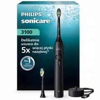 Elektrinis dantų šepetėlis Philips Sonicare 3100 juodas, su 2 antgaliais, HX4032/32