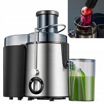 Sulčiaspaudė 2 greičių 800W, 65 mm, 500 ml, sidabrinė, daržovėms ir vaisiams
