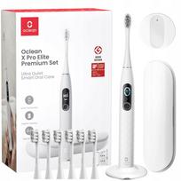Elektrinis dantų šepetėlis OCLEAN X Pro Elite, pilkas, 6 galvutės, dėklas, programėlė