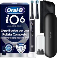 Elektrinis dantų šepetėlis Oral-B iO Series 6 juodas, 2 galvutės