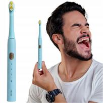 Elektrinis dantų šepetėlis Smiley Light Sonic, mėlynas, dovanų