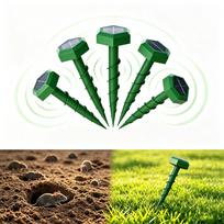 Saulės energija maitinamas kurmių ir graužikų atbaidymo prietaisas XXL, 4 vnt.