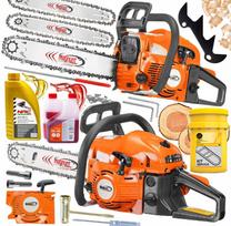 Benzininis grandininis pjūklas 5,2 kW 58 cm³ Strong su priedais
