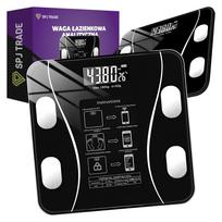 Vonios svarstyklės, elektroninės, 180 kg, 50 g, Bluetooth, BMI