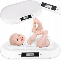 Elektroninės svarstyklės kūdikiams iki 20 kg, tikslumas 10 g