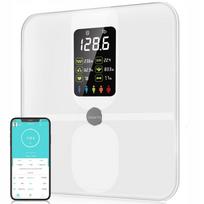 Vonios svarstyklės su programėle Healthkeep BMI juodos