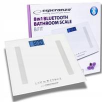 Svarstyklės vonios kambariui, stiklinės, 180 kg, 8in1, Bluetooth, BMI analizė