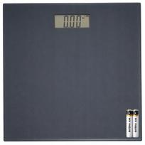 Elektroninės vonios svarstyklės su LCD ekranu, stiklinės, pilkos, 180 kg, 2 baterijos