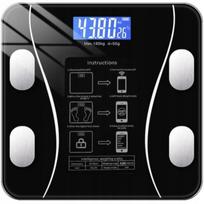 Vonios svarstyklės su LCD, maksimalus svoris 180 kg, 8 parametrai