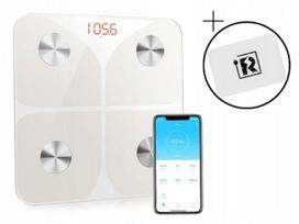 Vonios svarstyklės, suderinamos su IOS ir Android, iki 150 kg