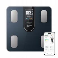 Skaitmeninės vonios svarstyklės Eufy, Bluetooth, LCD, juodos, 3.36 colio, 16 funkcijų