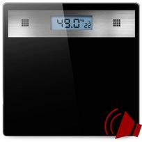 Elektroninės vonios svarstyklės su termometru, LCD, 180 kg