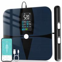 Kūno svarstyklės BMI Professional 19 su Bluetooth jutikliu, rankiniu valdymu ir programėle