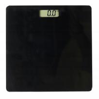 Elektroninės vonios svarstyklės, juodos, stiklinis paviršius, iki 150 kg