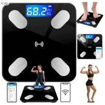 Elektroninės vonios svarstyklės su Bluetooth ir BMI programėle