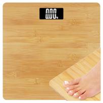 Vonios svarstyklės Bamboo, LCD, iki 180 kg