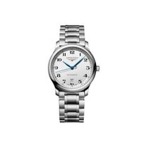 Longines Master Collection Automatinis Mechaninis Ciferblatas Data Atsparus Vandeniui 30m Laikrodis 38.5mm Sidabrinis Ciferblatas Nerūdijančio Plieno Korpusas L2.628.4.78.6 Regular Watch Box white