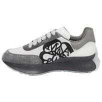 Alexander McQueen Sprint Runner Grey White 705071W4W118395 43 gray