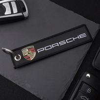 Automobilio stilius Odinis Automobilio Emblema Raktų pakabukas Raktų žiedas Dovana Porsche Cayenne Panamera Macan 911 Taycan Boxster Cayman Pajun Lipdukas wzsh67 gray