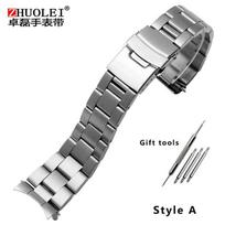Bracelet For SEIKO 5 SRPD63K1 SKX007 009 175 173 Solid Stainless Steel Watch Chain Watch Accessories Watch WatchBand Chain 20mm gray