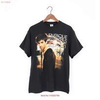 Enrique Iglesias Euphoria Tour 2011 Marškinėliai Juodi L Derliaus Švelnūs Tampri Stilingi Vyriški Šiek tiek Unisex Universalūs S black