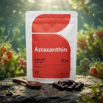 Astaksantinas 12 mg su MCT aliejumi, gautas iš mikroalgų, 120 minkštų kapsulių 1pack